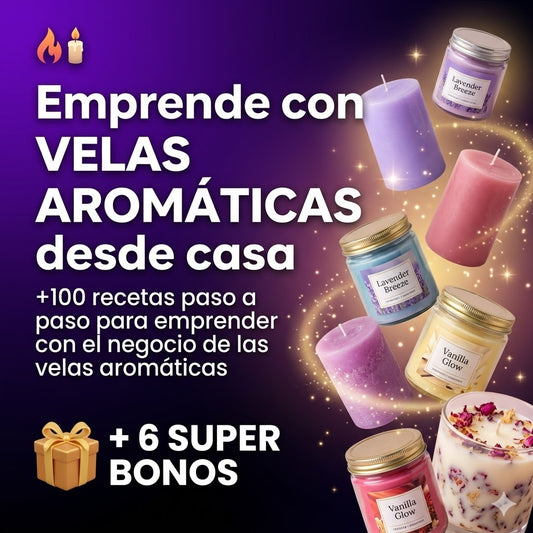 Emprende con Velas Aromáticas: Ganá +$800.000 por mes